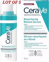 Lot of 5 - CeraVe Resurfacing RETINOL Serum For Fa