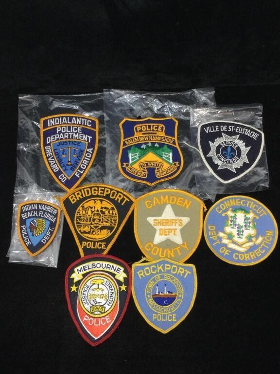 Police Patches, Assorted