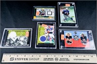 5 misc cards, Hornung, Kelly, Urlacher, Alexander