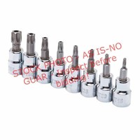 Husky 3/8in  Drive Tamper Proof Torx Bit Sockets