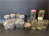 Canning Jars, Multiple Sizes