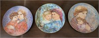 Q - LOT OF 3 KNOWLES COLLECTOR PLATES (D15)