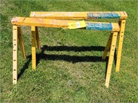 PAIR OF ADJUSTABLE SAW HORSES
