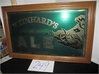HENRY WEINHARD'S ALE GLASS SIGN