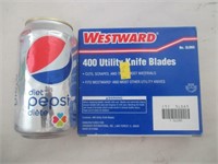 400 Lames à couteaux utilitaires WESTWARD, neuves
