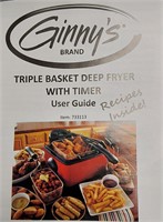 Ginny's Triple Basket Deep Fryer
