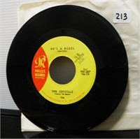 The Crystals "He's A Rebel" Record (7")