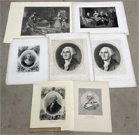 George Washington Engravings Lot Collection