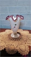 Vintage Fenton Signed Vase