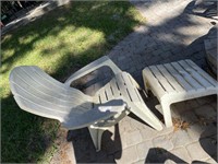 Plastic Andirondack chairs