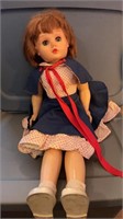 C7) Dolls: Sayco walking doll, crier works, 28”