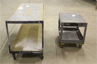 (2) Rolling Work Tables