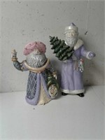 Ceramic Father Christmas Figures
