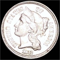 1872 Three Cent Nickel UNCIRCULATED