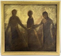 Shadowy Figures Oil Painting