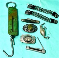 Scale, Knives, Belt Buckles & MC Accessories