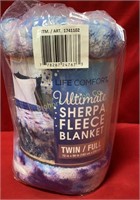 Ultimate Sherpa Fleece Twin/Full Blanket