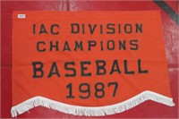IAC Division Champions Baseball 1987