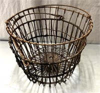 2 primitive egg baskets decor only