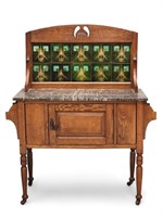 ARTS AND CRAFTS WASHSTAND