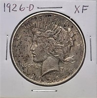 1926-D Peace Dollar XF