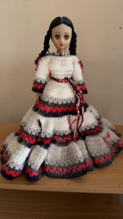 Crochet Indian Doll