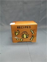 Recipes box.