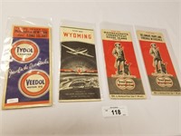 4 Vintage Tydol/Flying A Gas  30/40s City Street M
