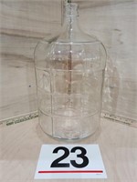 glass carboy jug 5 gal.   italy 18.9 lts