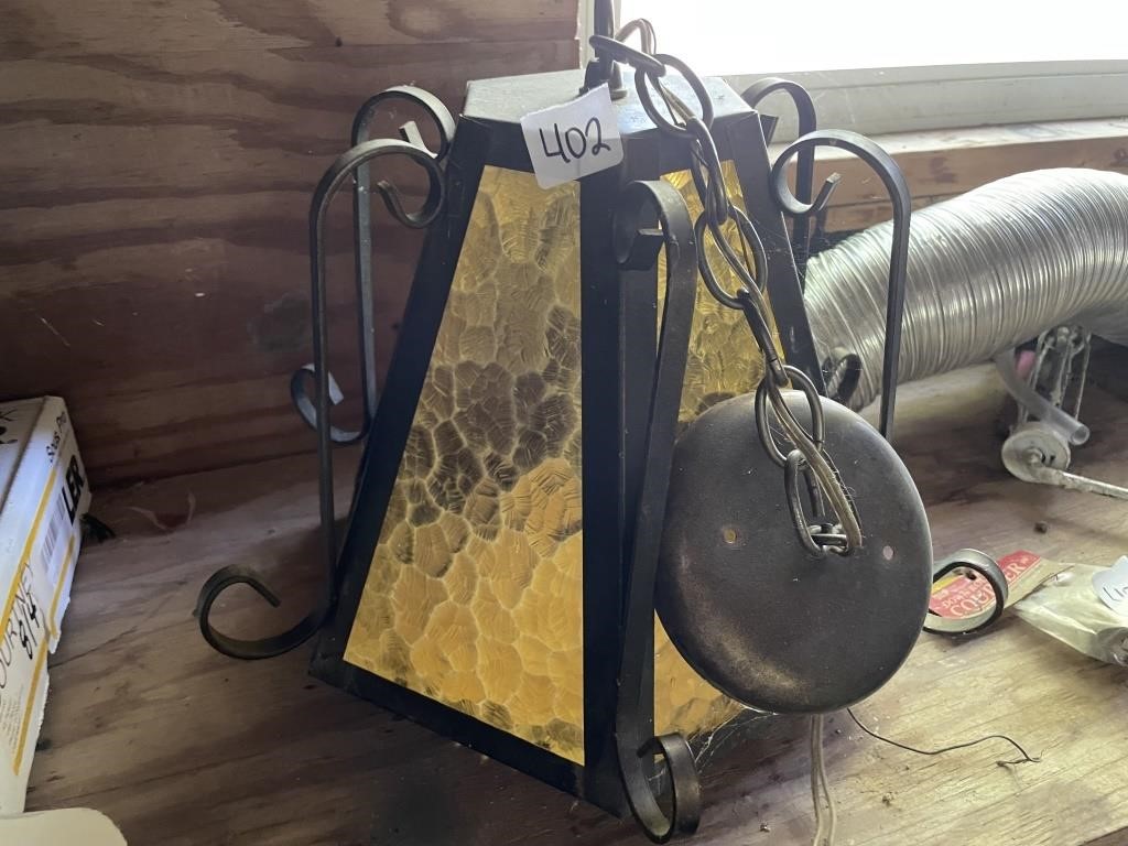 Vintage hanging light