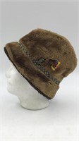 Vintage Faux Fur Mens Hat Sz L