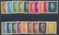 GERMANY #366-384 MINT FINE-VF H/NH