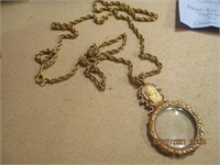 Vatican Library Collection Magnifier necklace w/