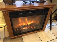 Electric Fireplace Heater (28"W)