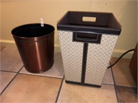 (2) Waste Cans