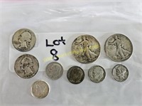 Silver coins $2.00 face value