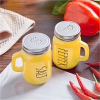 Yellow Salt and Pepper Shakers Set