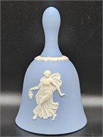 Blue Jasperware-Look Bell from the Danbury Mint