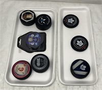 Hockey puck collection