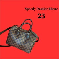 Louis Vuitton Damier Ebene Speedy 25 satchel