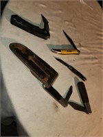 5 Vintage Knives, Fish, Barlow, Jaguar & more