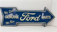 FORD PARTS METAL SIGN