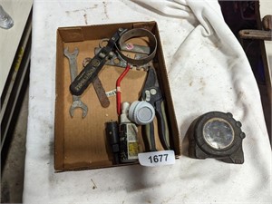 Oil Filter Wrench, Tape Measure & Other