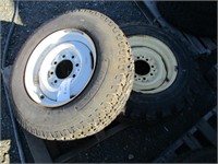 (2) Tires on 8 Hole Rims
