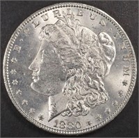 1880 MORGAN DOLLAR GEM BU