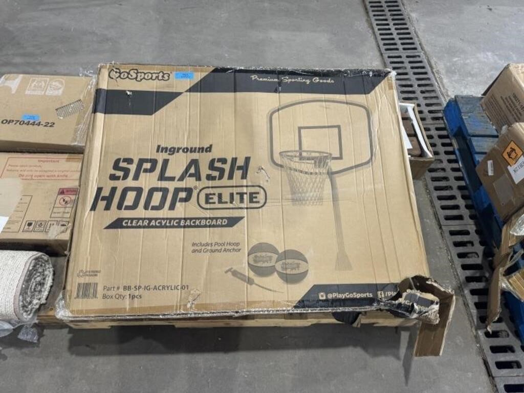 GoSports Splash Hoop Elite - permanent inground ba