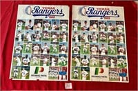 1989 Texas Rangers Posters