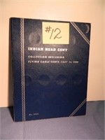 (38) Indian Head Cents In Partial 1857-1909 Book