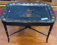 TOLE PAINTED TRAY / COFFEE TABLE