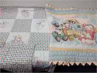 Hand Stitch and Machine Stitch Baby Blankets